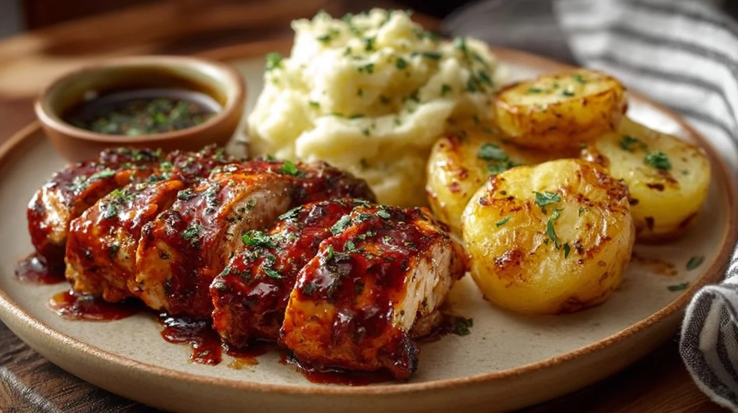 Honey BBQ Chicken Potatoes