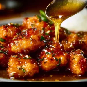 Honey Garlic Chicken Thighs cooked to golden perfection with sweet glaze.