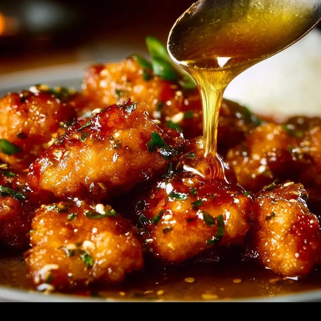 Honey Garlic Chicken Thighs cooked to golden perfection with sweet glaze.