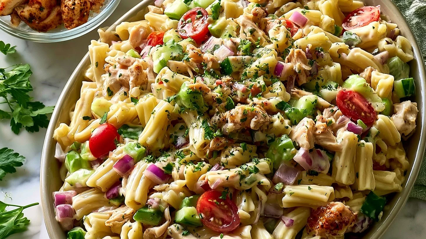 Mouthwatering Balsamic Chicken Pasta Salad