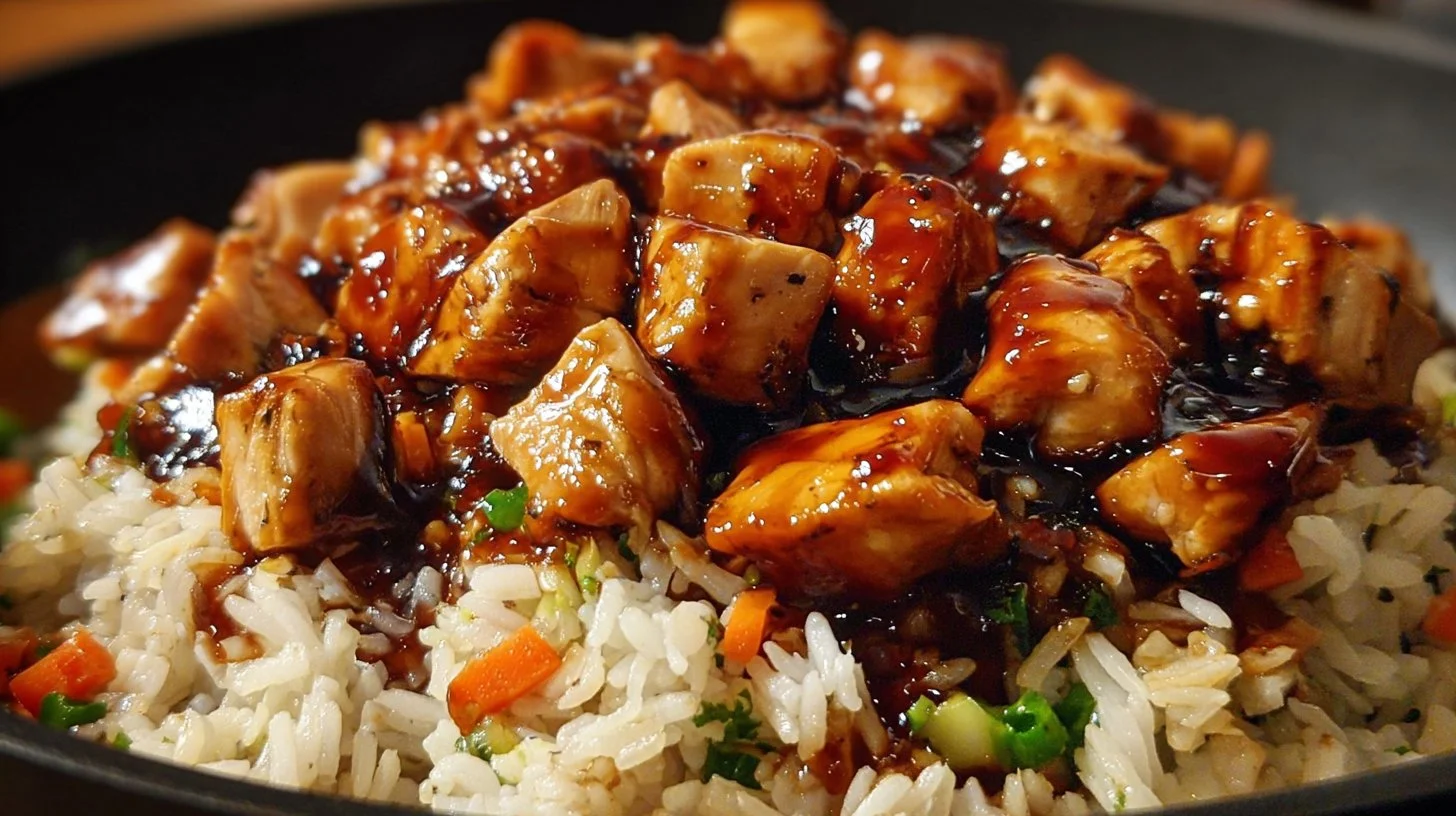 One-Pan Honey BBQ Chicken Rice