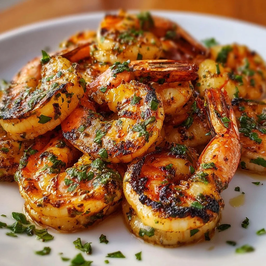 Deliciously grilled jumbo shrimp tossed in herbs and spices