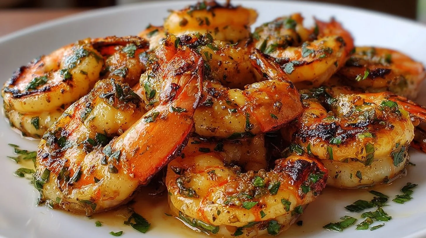 Perfect Grilled Jumbo Shrimp with Marinade