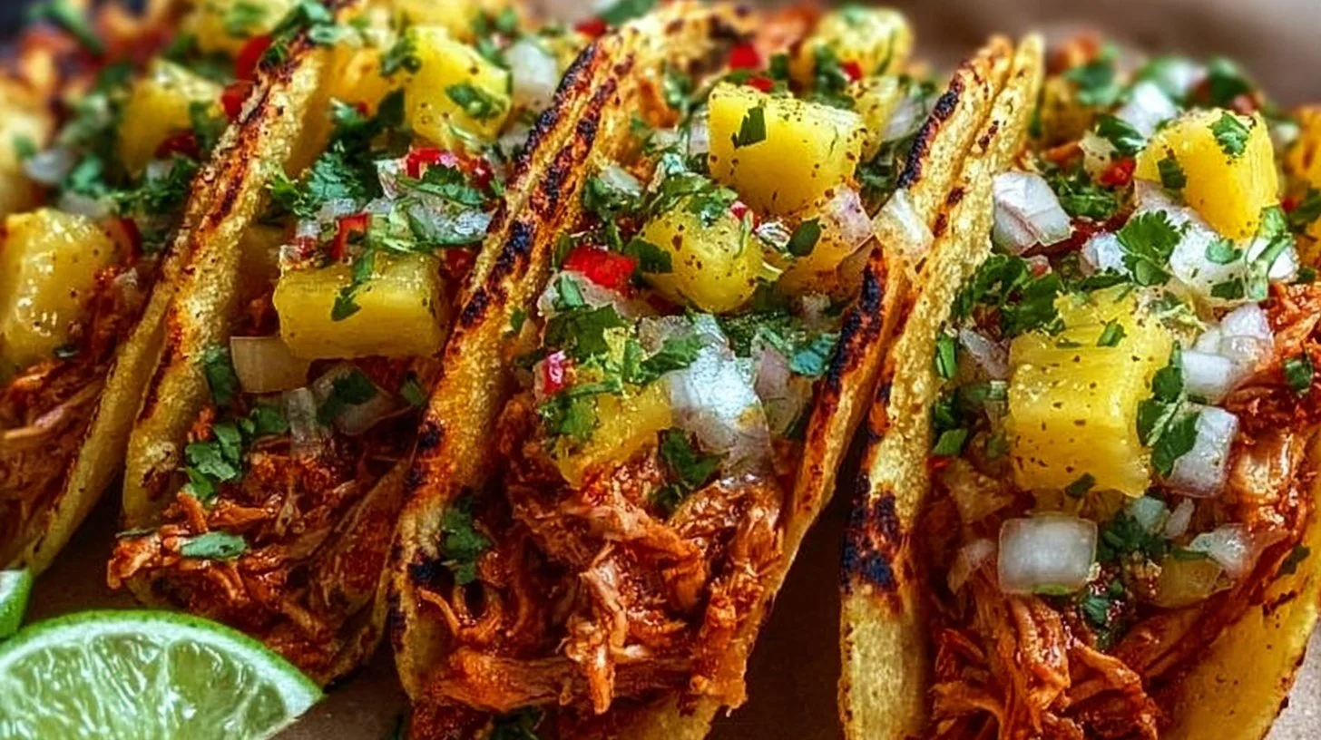 Pineapple Chicken Tacos