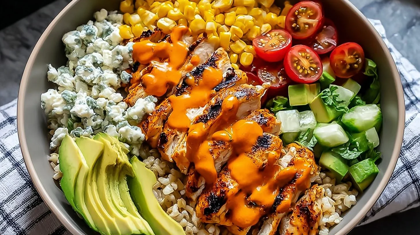 Spicy Buffalo Chicken Bowls Easy Meal Prep Recipe