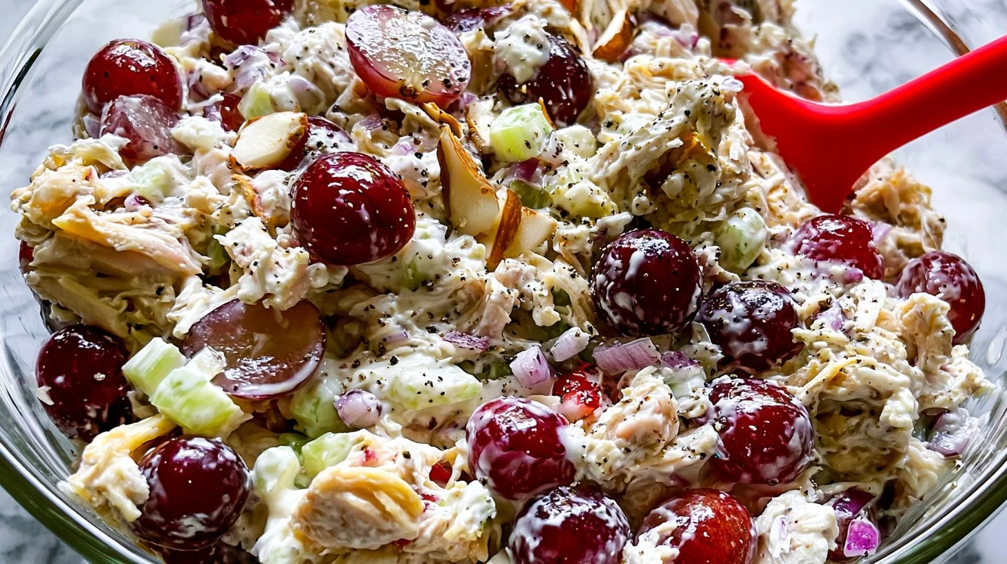 The BEST Classic Chicken Salad with Grapes