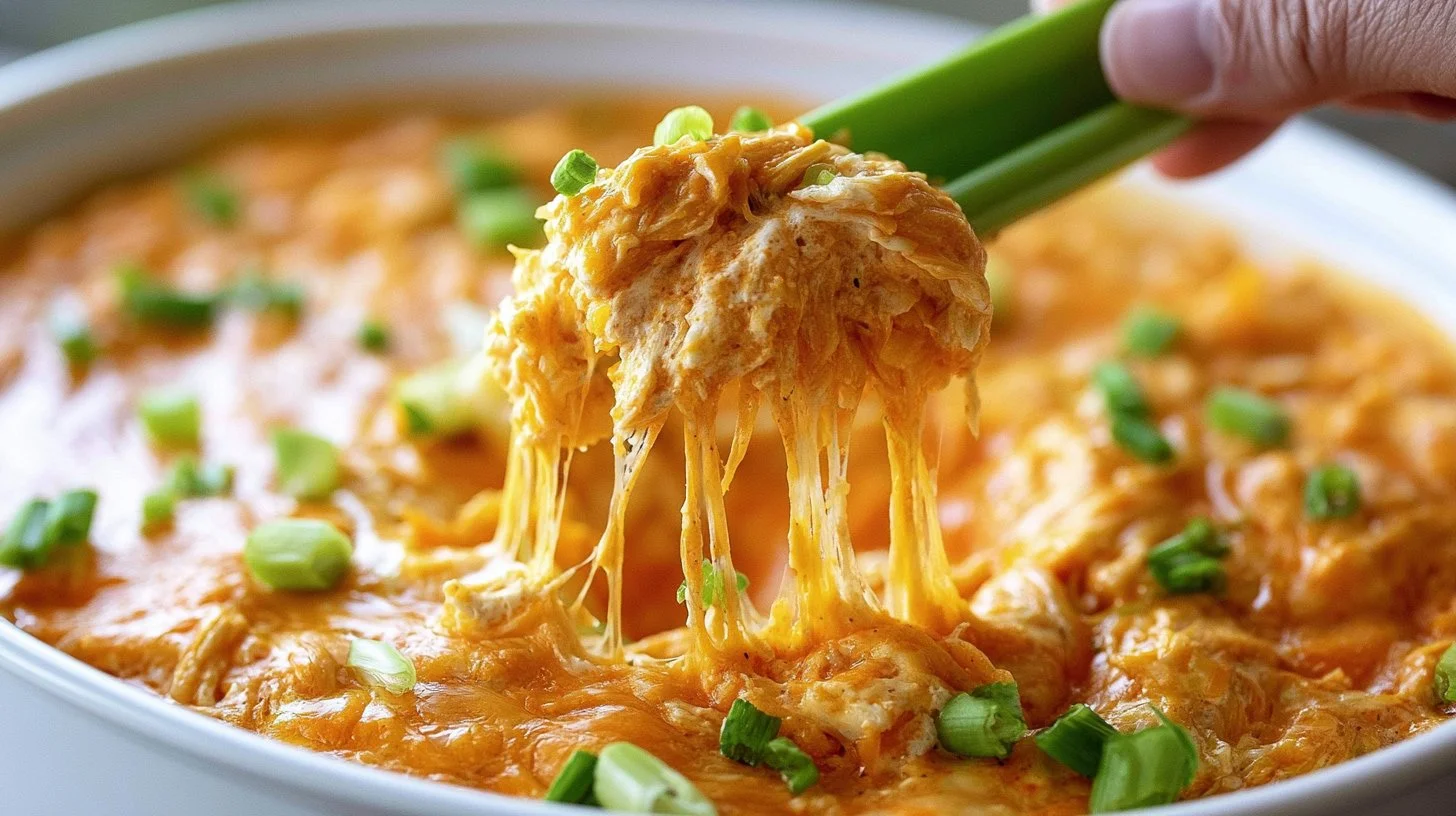 Buffalo Chicken Dip (Crockpot Recipe)