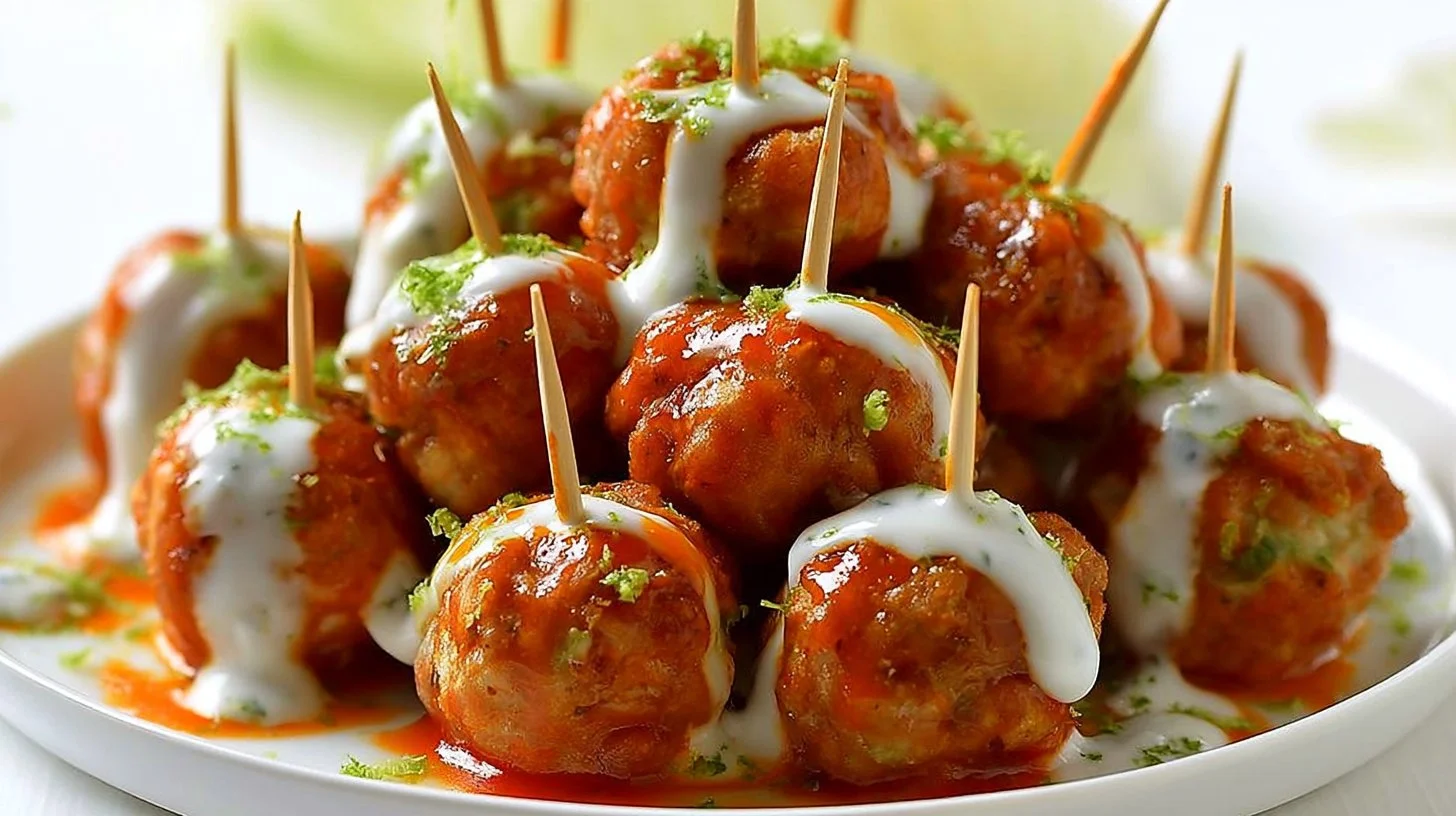 Buffalo Chicken Meatballs