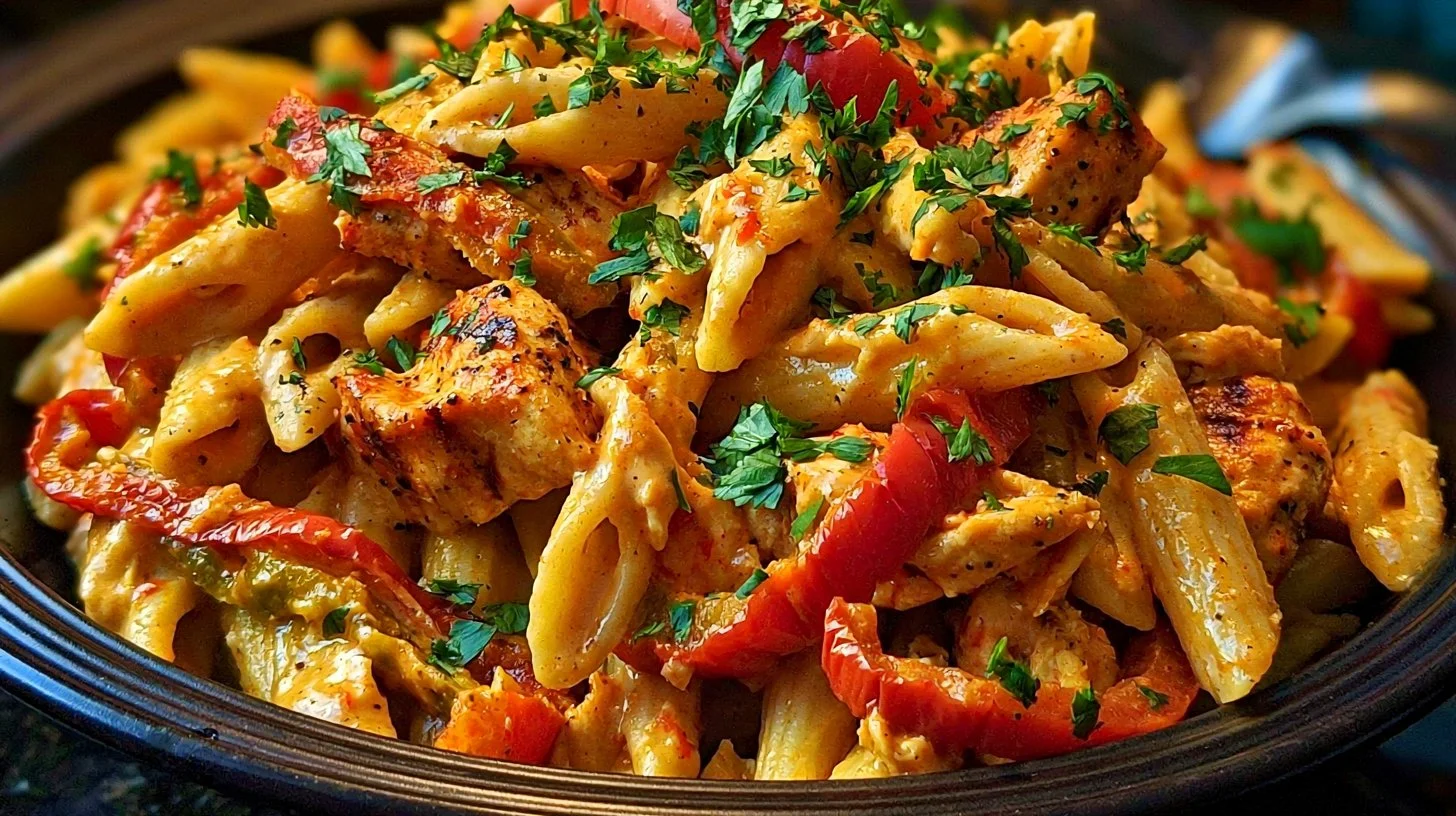 Creamy Chicken Fajita Pasta