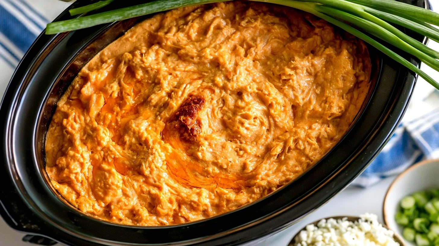 Crockpot Buffalo Chicken Dip