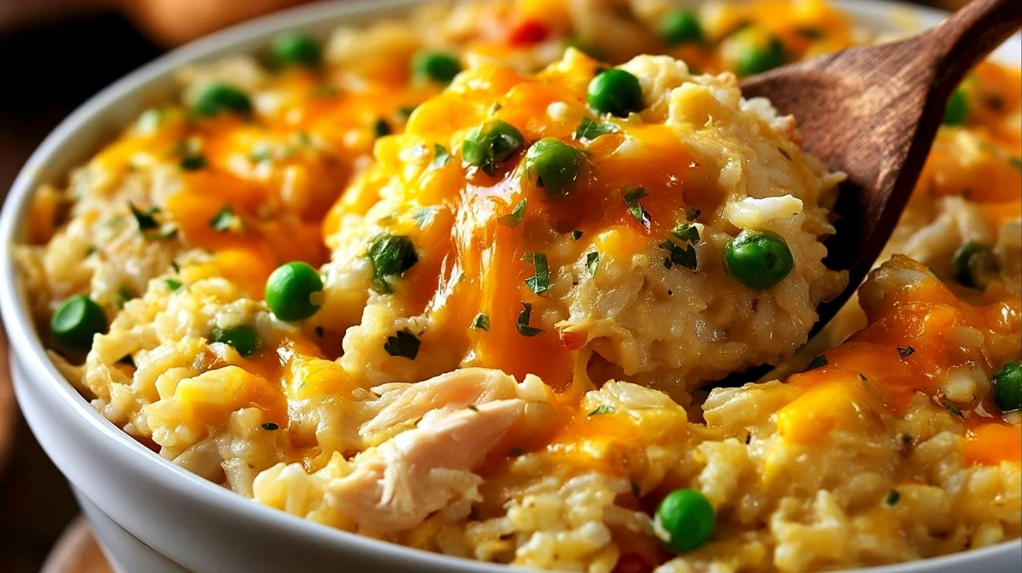 Easy Chicken and Rice Casserole