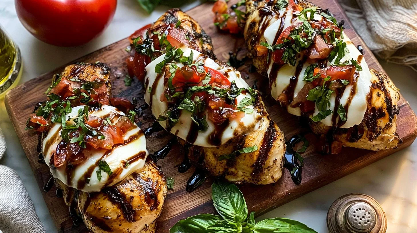 Grilled Chicken Caprese