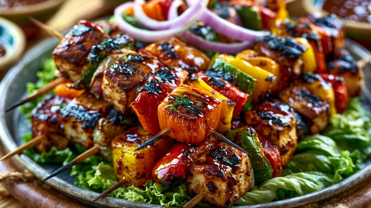 Juicy Chicken Kabob Recipe with Easy Marinade for the Grill