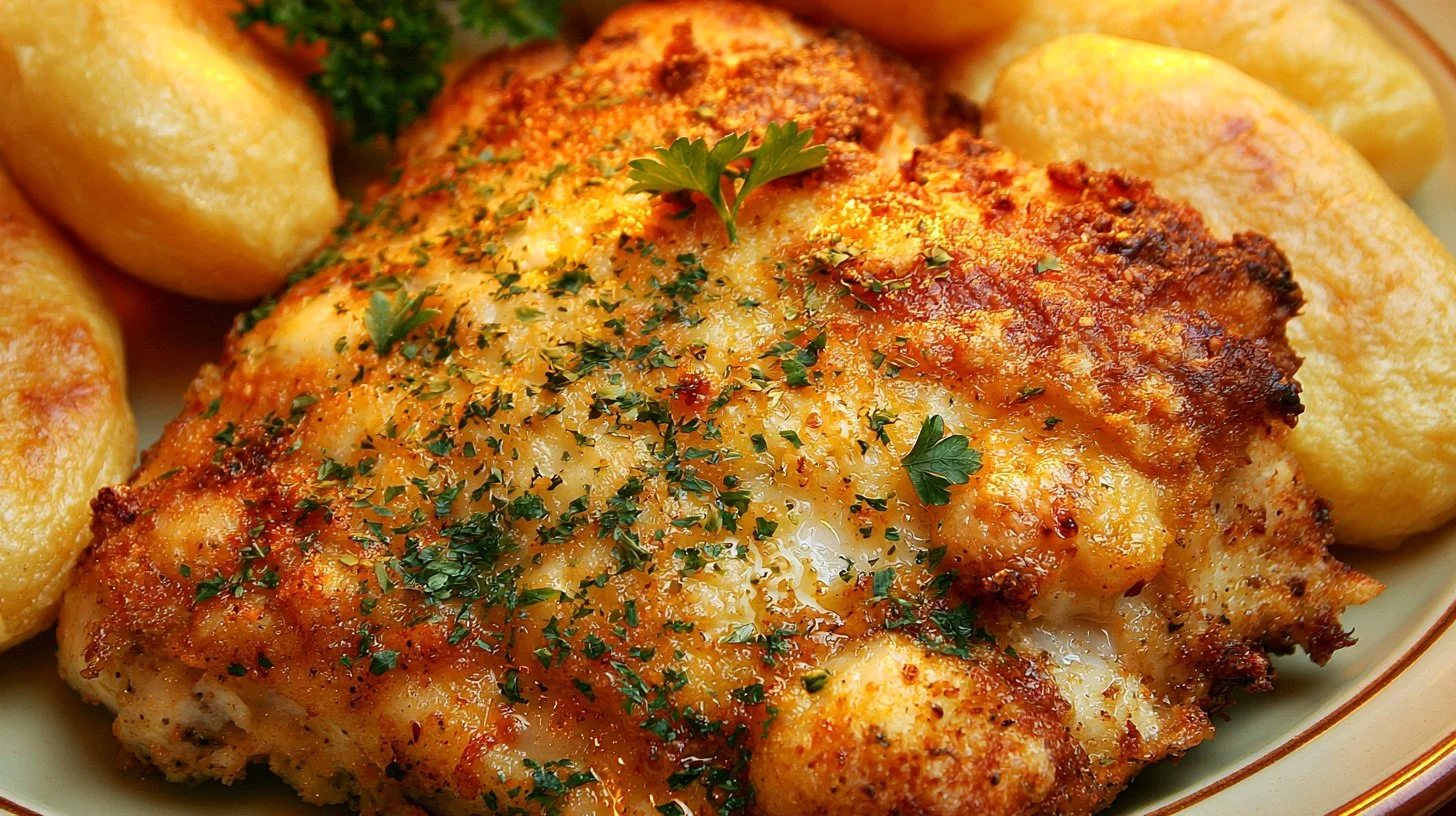 Melt In Your Mouth Parmesan Garlic Chicken Recipe