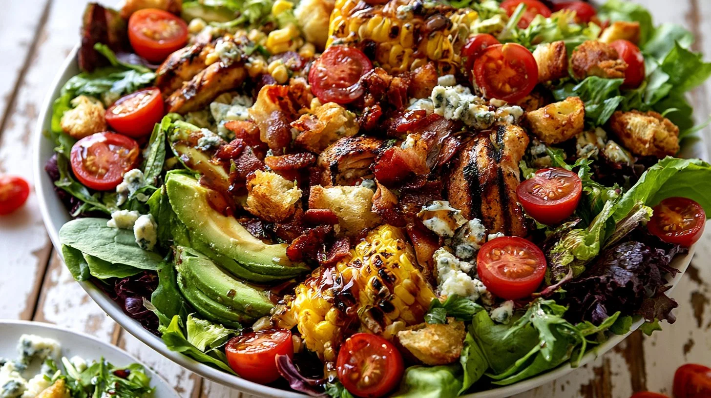 Summer Chicken Salad with Hot Bacon Dressing